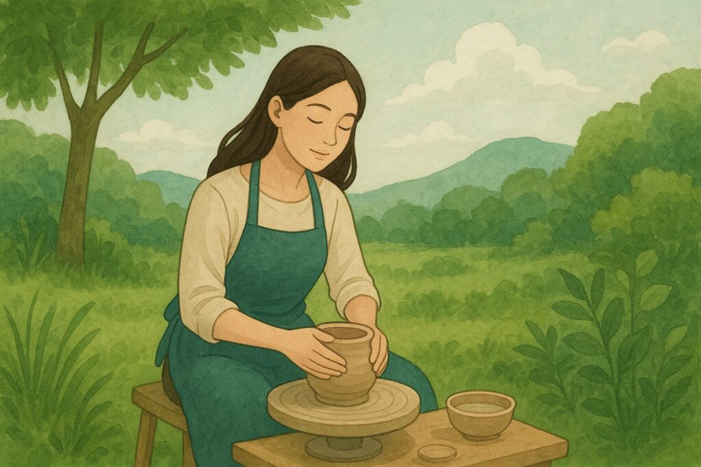 陶芸　女性